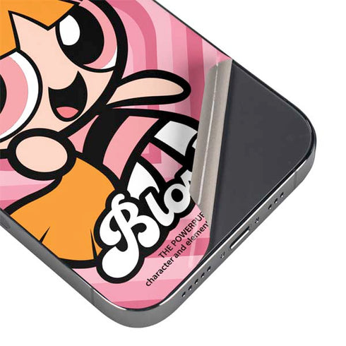 Cartoon Network Powerpuff Girls Blossom Pink Hearts iPhone 16 Pro Skin