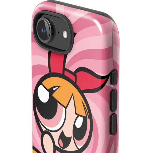 Cartoon Network Powerpuff Girls Blossom Pink Hearts iPhone 16e Impact Case