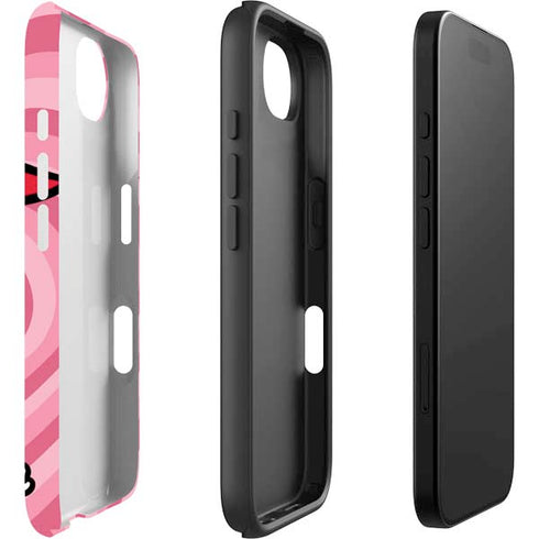 Cartoon Network Powerpuff Girls Blossom Pink Hearts iPhone 16e Impact Case