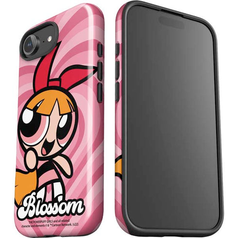 Cartoon Network Powerpuff Girls Blossom Pink Hearts iPhone 16e Impact Case