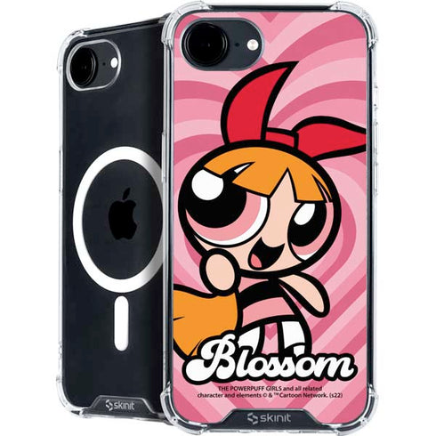 Cartoon Network Powerpuff Girls Blossom Pink Hearts iPhone 16e MagSafe Case