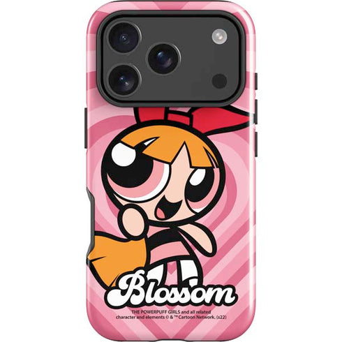 Cartoon Network Powerpuff Girls Blossom Pink Hearts iPhone 18 Pro Impact Case