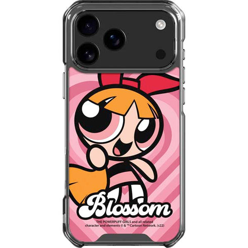 Cartoon Network Powerpuff Girls Blossom Pink Hearts iPhone 18 Pro Max Clear Case