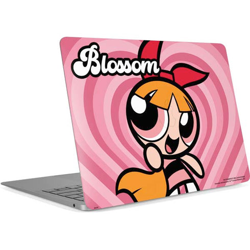 Cartoon Network Powerpuff Girls Blossom Pink Hearts Apple MacBook Air Skin