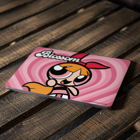 Cartoon Network Powerpuff Girls Blossom Pink Hearts Apple MacBook Air Skin