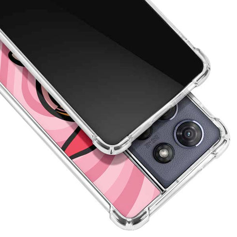 Cartoon Network Powerpuff Girls Blossom Pink Hearts Moto G 5G (2025) Clear Case