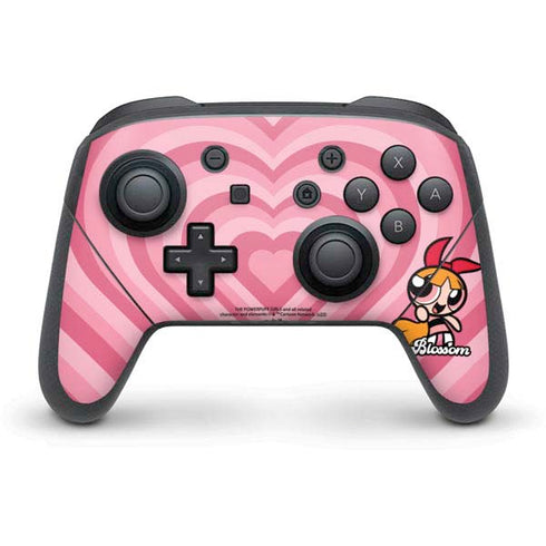 Cartoon Network Powerpuff Girls Blossom Pink Hearts Nintendo Skins