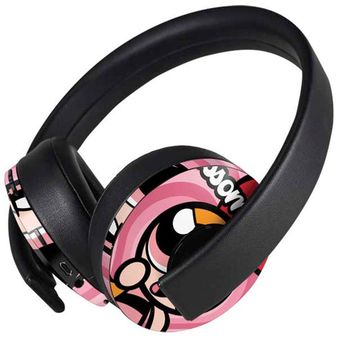 Cartoon Network Powerpuff Girls Blossom Pink Hearts PlayStation 4 Gold Wireless Headset Skin