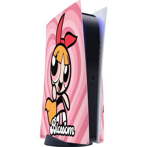 Cartoon Network Powerpuff Girls Blossom Pink Hearts PlayStation PS5 Skins