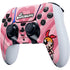 Cartoon Network Powerpuff Girls Blossom Pink Hearts PS5 DualSense Edge Pro Controller Skin