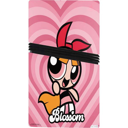 Cartoon Network Powerpuff Girls Blossom Pink Hearts PS5 Pro Bundle Skin