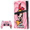 Cartoon Network Powerpuff Girls Blossom Pink Hearts PS5 Pro Disk Bundle Skin