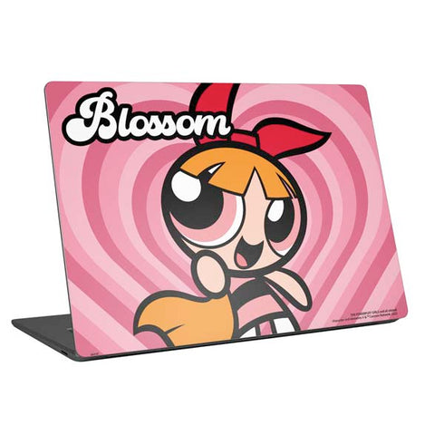 Cartoon Network Powerpuff Girls Blossom Pink Hearts Laptop Skins
