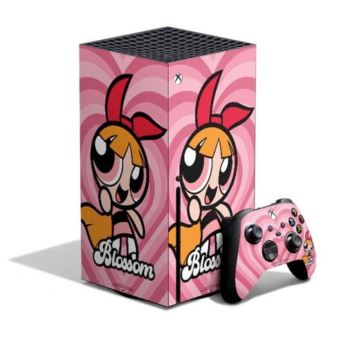 Cartoon Network Powerpuff Girls Blossom Pink Hearts Xbox Series X Bundle Skin