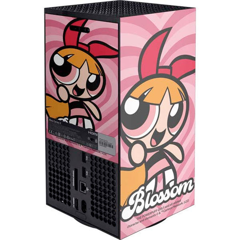 Cartoon Network Powerpuff Girls Blossom Pink Hearts XBox Series X Digital Edition Console Skin