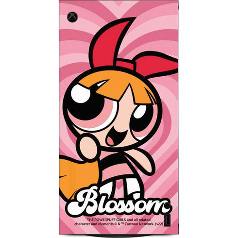 Cartoon Network Powerpuff Girls Blossom Pink Hearts XBox Series X Digital Edition Console Skin