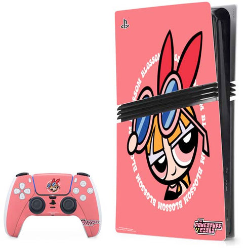 Cartoon Network Powerpuff Girls Blossom PS5 Pro Bundle Skin