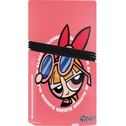 Cartoon Network Powerpuff Girls Blossom PS5 Pro Disk Console Skin
