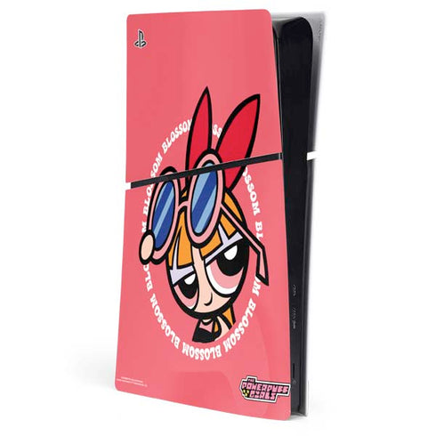 Cartoon Network Powerpuff Girls Blossom PS5 Slim Digital Edition Console Skin