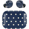 Blue and Cream Polka Dots Amazon Echo Buds Skin
