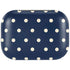 Blue and Cream Polka Dots Amazon Echo Buds Skin