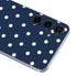 Blue and Cream Polka Dots Galaxy A35 5G Skin
