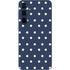 Blue and Cream Polka Dots Galaxy A36 5G Skin