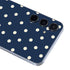 Blue and Cream Polka Dots Galaxy A55 5G Skin