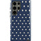 Blue and Cream Polka Dots Galaxy S23 Ultra Pro Case