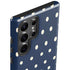 Blue and Cream Polka Dots Galaxy S23 Ultra Pro Case