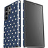 Blue and Cream Polka Dots Galaxy S23 Ultra Pro Case