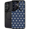 Blue and Cream Polka Dots Galaxy S24 Plus Kickstand Case