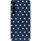 Blue and Cream Polka Dots Galaxy S24 Plus Skin