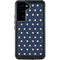 Blue and Cream Polka Dots Galaxy S24 Plus Waterproof Case
