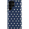 Blue and Cream Polka Dots Galaxy S25 Ultra Impact Case