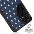 Blue and Cream Polka Dots Galaxy S25 Ultra Kickstand Case