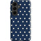 Blue and Cream Polka Dots Galaxy S26 Impact Case