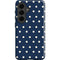 Blue and Cream Polka Dots Galaxy S26 Plus Impact Case