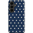 Blue and Cream Polka Dots Galaxy S26 Plus Impact Case
