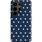 Blue and Cream Polka Dots Galaxy S26 Ultra Impact Case