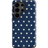 Blue and Cream Polka Dots Galaxy S26 Ultra Impact Case