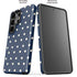 Blue and Cream Polka Dots Galaxy S26 Ultra Impact Case