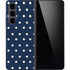 Blue and Cream Polka Dots Galaxy Z Fold5 5G Skin