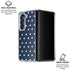 Blue and Cream Polka Dots Galaxy Z Fold6 Clear Case