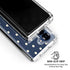 Blue and Cream Polka Dots Galaxy Z Fold6 Clear Case