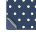 Blue and Cream Polka Dots Galaxy Z Fold6 Skin