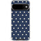 Blue and Cream Polka Dots Google Pixel 10 Clear Case