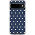 Blue and Cream Polka Dots Google Pixel 10 Clear Case