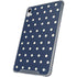Blue and Cream Polka Dots iPad 11th Gen (2025) Clear Case