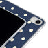 Blue and Cream Polka Dots iPad 11th Gen (2025) Clear Case
